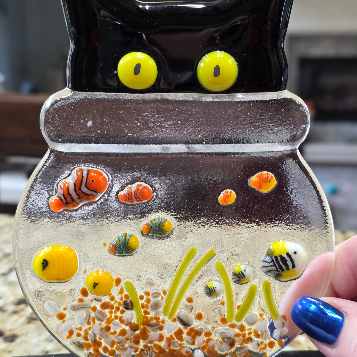 Kitty in a Fishbowl! Woodfeather Farm Winery Class!