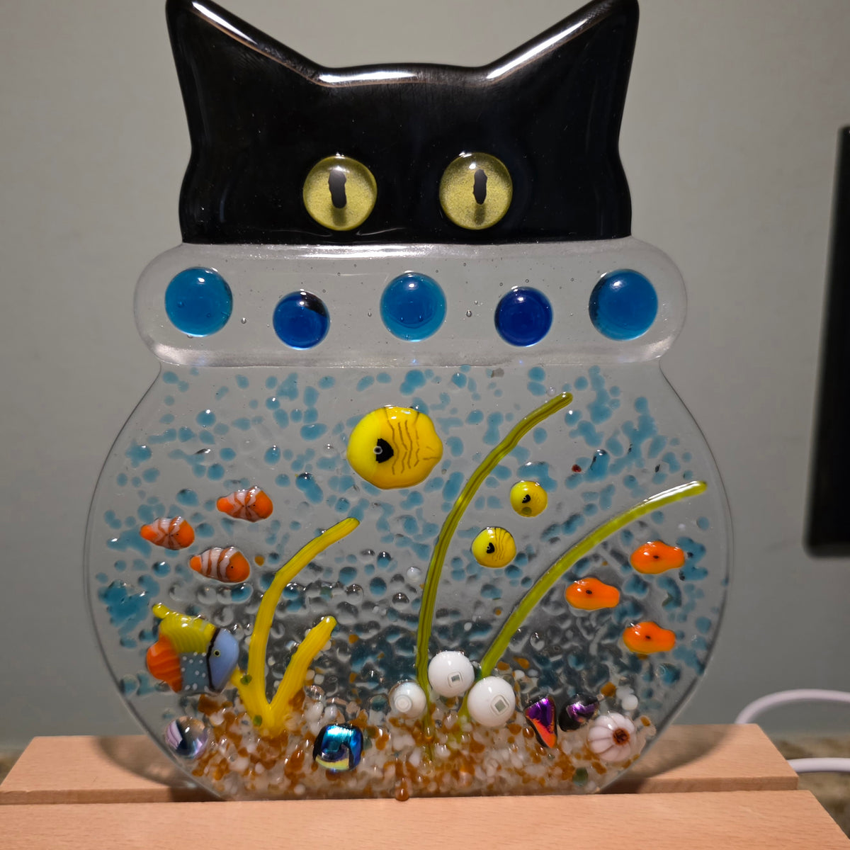 Kitty in a Fishbowl! Woodfeather Farm Winery Class!