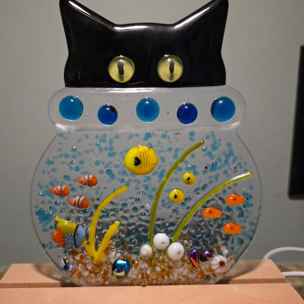 Kitty in a Fishbowl Light Stand ~ Stand Only, cat not included