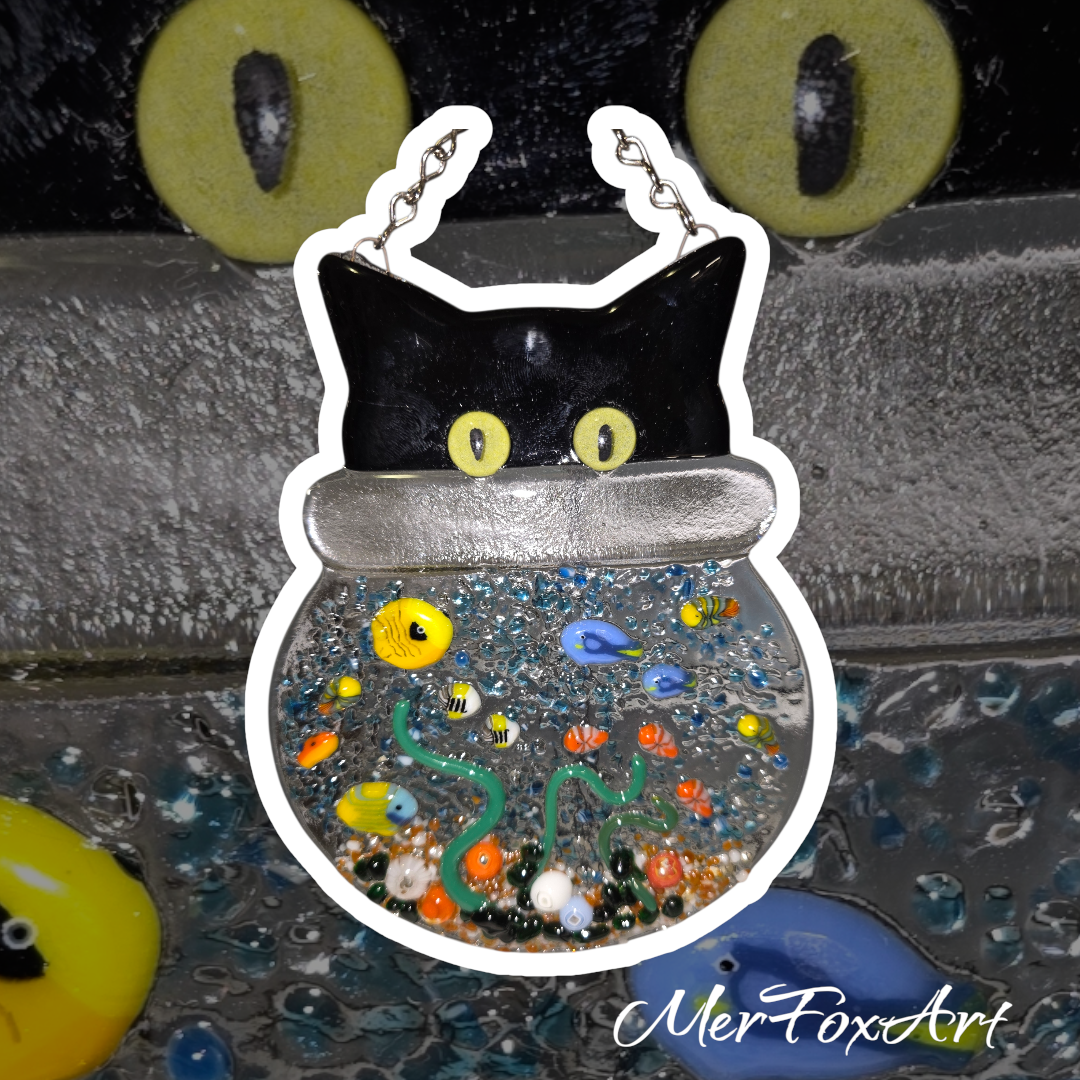 Kitty in a Fishbowl! Woodfeather Farm Winery Class!