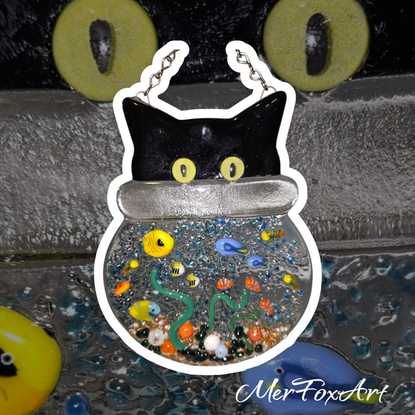 Kitty in a Fishbowl! Woodfeather Farm Winery Class!