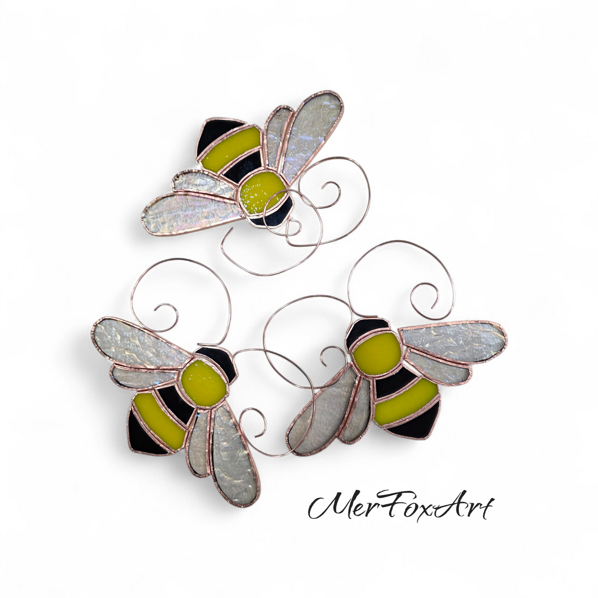 Stained Glass Honeycomb or Bumblebee! ~ Woodfeather Farm Tasting Room 3/22