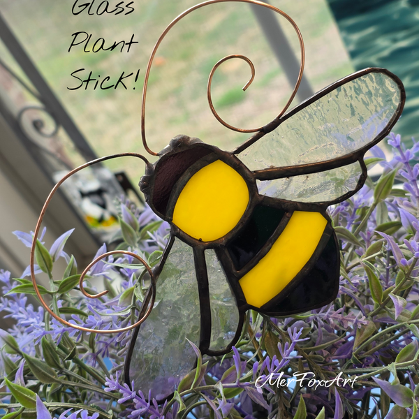 Stained Glass Honeycomb or Bumblebee! ~ Woodfeather Farm Tasting Room 3/22