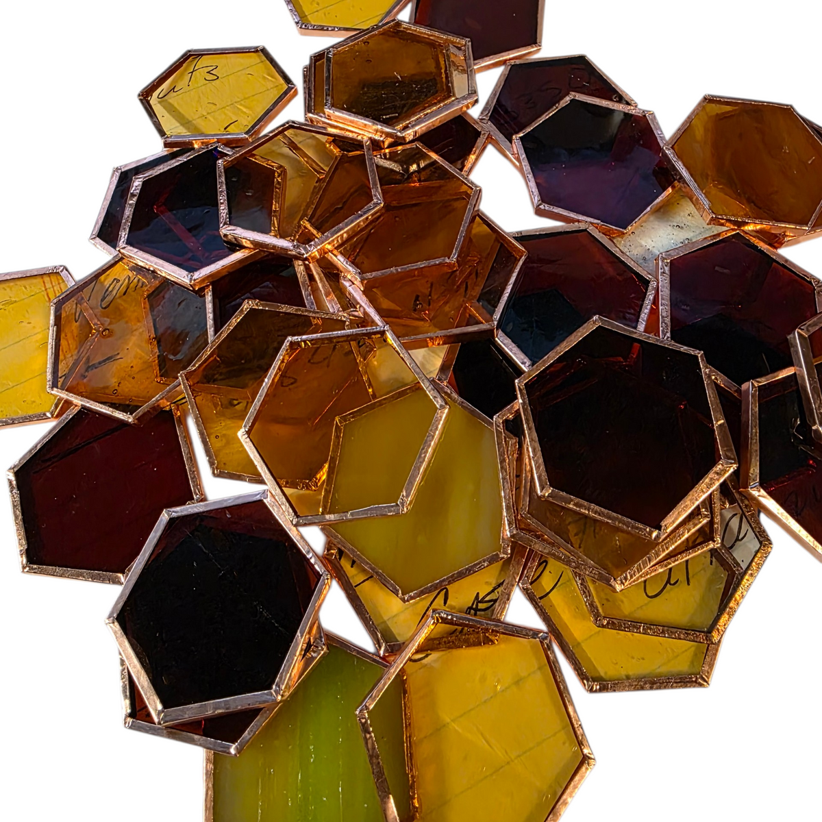 Stained Glass Honeycomb or Pumpkin!